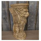 Cast Resin Winged Lion of Saint Mark Pedestal Scul