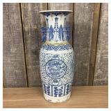 Chinese Blue and White Porcelain Dragon Medallion