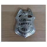 Terre Haute Indiana Special Police Numbered Metal