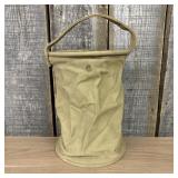 1943 Military Canvas Water Bucket with Broad Arrow