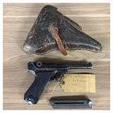 German Mauser P.08 Luger Semi-Automatic Pistol wit