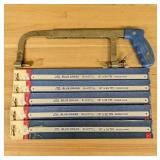 An American Blue Grass Adjustable Hacksaw Frame an