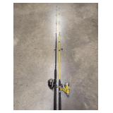 A Pair of Zebco and Master Expedition Fishing Rod