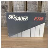 SIG SAUER P230 Factory Box with Test Target