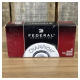 One Box of 50 Federal Ammunition Champion 45 Auto