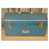 Belknap Blue Grass Steel Tool Box with Interior Tr