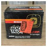 A Box of Twenty Winchester Supreme Black Talon 357