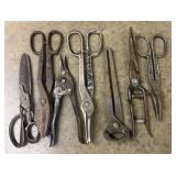 A Collection of American Forged Steel Metal Cuttin