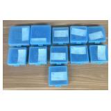 A Collection of Dillon Precision Blue Plastic Ammu