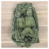 Olive Drab Synthetic Tactical Assault Backpack