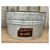 Belknap Galvanized Steel Hot Dipped Round Wash Tub
