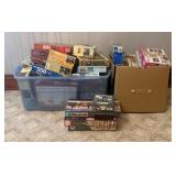 A Large Collection of Assorted Jigsaw Puzzles Feat