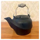 Lodge Cast Iron Humidifier Tea Kettle with Coil Sp