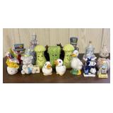 A Collection of Approximately 18 Vintage Ceramic a