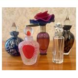 An Assortment of Five Decorative Art Glass and Des