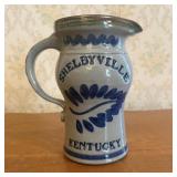 Shelbyville Kentucky Salt Glazed Stoneware Pitcher