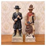 A Pair of Lionstone Whiskey Western Commemorative
