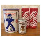 A Collection of Vintage Advertising Containers Inc