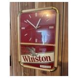 Vintage Winston Cigarettes Plastic Advertising Wal