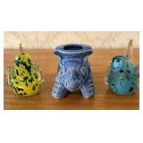 Three Animal Themed Decorative Objects Including T