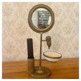 Antique Gilt Finished Shaving Stand with Genco Str
