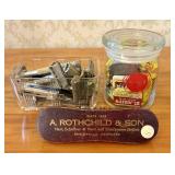 A Group of Vintage Safety Razors, Medicinal Tins i