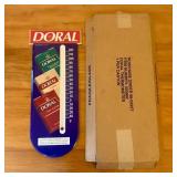 Vintage 1996 Doral Cigarettes Metal Advertising Th