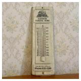 Vintage Shannon Funeral Home Advertising Steel Wal