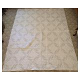 Hand Embroidered and Machine Quilted Double Weddin