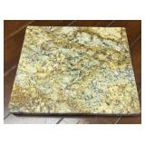 Polished Gold and Cream Brazilian Granite Square R