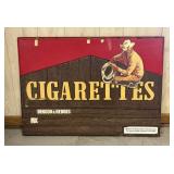 Vintage Large Three Dimensional Cigarettes Adverti