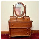 McMahan Furniture Company Cherry Empire Style Dres