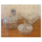 An Assortment of Decorative Glassware and a Crysta