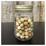 A Collection of Vintage Hand Rolled Clay Marbles i