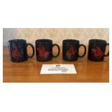 A Set of Four Marlboro Promotional Cowboy Motif Co