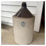 Two-Tone Stoneware 5-Gallon Shoulder Jug with Coba