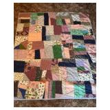 Mid-20th Century Hand-Assembled Cotton Patchwork C