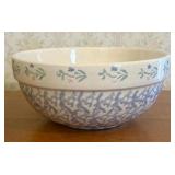 Large American Spongeware and Floral Stoneware Mix