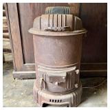 Vintage Stiglitz Warm-Aire Cast Iron Parlor Stove