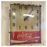 Vintage Illuminated Coca-Cola Wall Clock