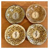 Set of 4 Vintage Planters Peanuts Mr. Peanut Litho