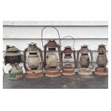 A Collection of Vintage and Antique Metal Lanterns