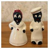 A Pair of Mid-Twentieth Century Ceramic Black Amer