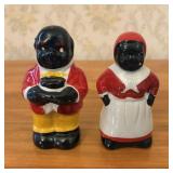 A Pair of Vintage Painted Ceramic Black Americana