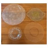 A Collection of Four Pieces of American Glass Incl