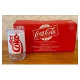 Set of Eight 16 Ounce Diet Coke Cooler Glasses by