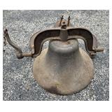 Antique Hart Hardware Company Cast Iron Farm Bell