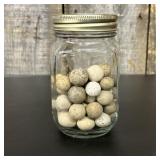 A Collection of Antique Hand-Rolled Clay Marbles i