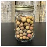 A Collection of Antique Earthenware Game Marbles i
