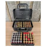 MTM Case Gard 100 Shotgun Ammo Box with 91 Assorte